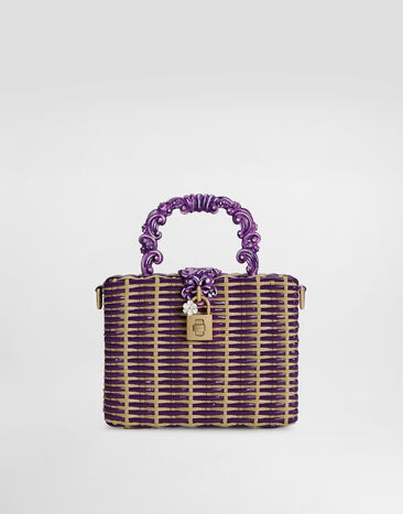 Dolce & Gabbana Woven dolce Box handbag Multicolor BB5970A9AC5
