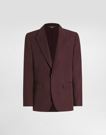 Dolce & Gabbana Single-breasted woolen jacket Multicolor G2TV4TFU2OW