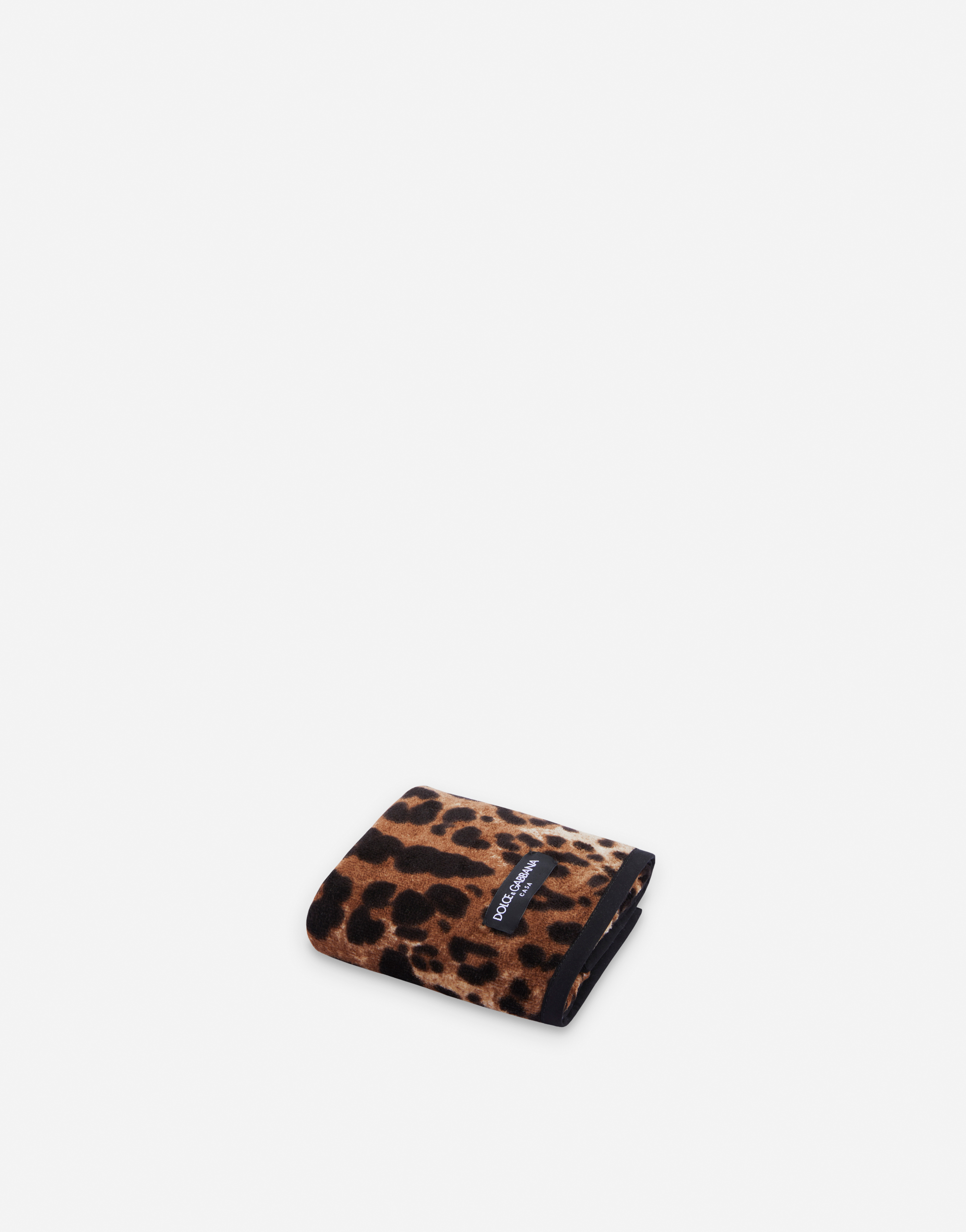 Dolce & Gabbana Terry Cotton Guest Towel In Multicolor